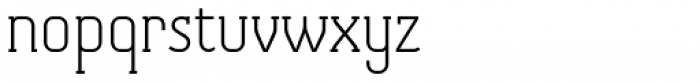 Otsu Slab Thin Font LOWERCASE