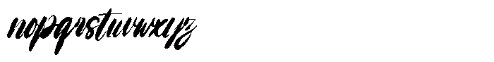 Otter Garden Font LOWERCASE