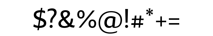 29LT Zarid Sans Medium Font OTHER CHARS