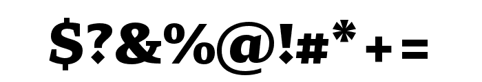29LT Zarid Serif Black Font OTHER CHARS