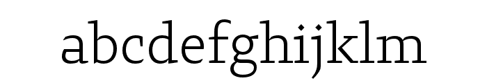 29LT Zarid Serif Light Font LOWERCASE