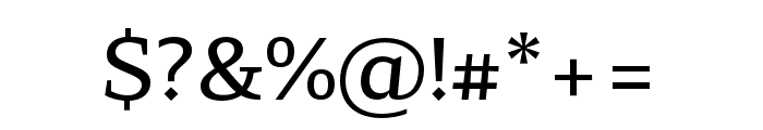 29LT Zarid Serif Medium Font OTHER CHARS