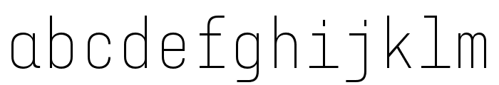 29LT Zawi Light Font LOWERCASE