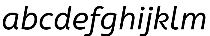 ABeZeh Italic Font LOWERCASE