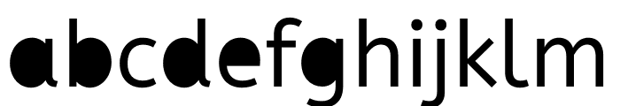 ABeZeh Konfetti Regular Font LOWERCASE