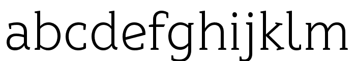 ABeZeh Slab Light Font LOWERCASE