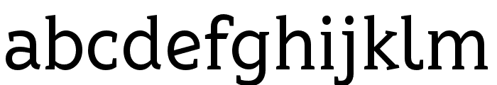 ABeZeh Slab Regular Font LOWERCASE