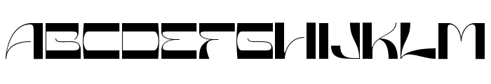 ASFENTRIAL Expanded Font UPPERCASE