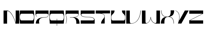 ASFENTRIAL ExtraExpanded Font LOWERCASE