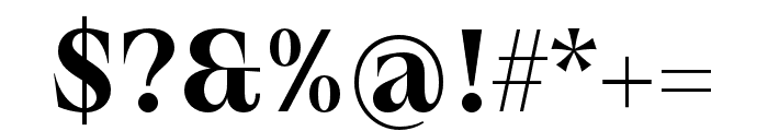 AVDeskvia BlackSerif Font OTHER CHARS
