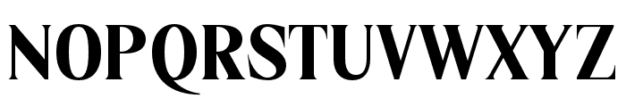 AVDeskvia BlackSerif Font UPPERCASE