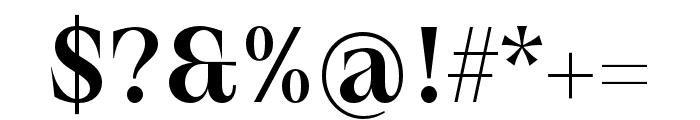 AVDeskvia BoldSerif Font OTHER CHARS