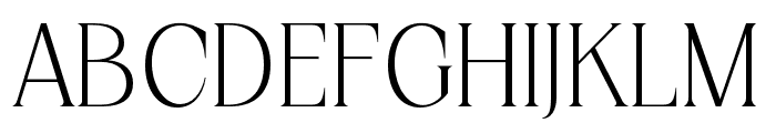 AVDeskvia LightSerif Font UPPERCASE