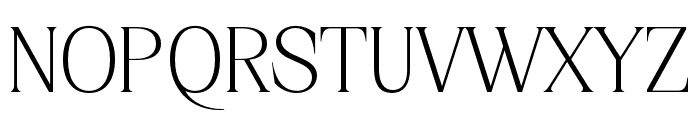 AVDeskvia LightSerif Font UPPERCASE