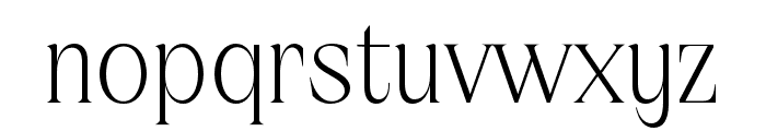 AVDeskvia LightSerif Font LOWERCASE