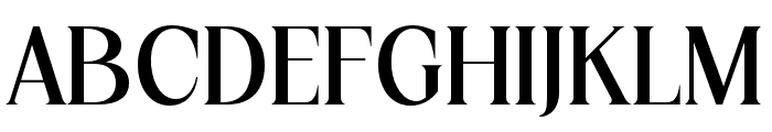 AVDeskvia MediumSerif Font UPPERCASE