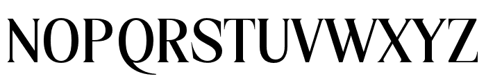 AVDeskvia MediumSerif Font UPPERCASE