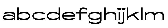 Ace Regular Font LOWERCASE