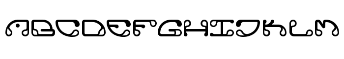 Ackem Drop Font LOWERCASE