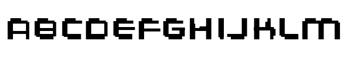 AeogoPixellated Regular Font UPPERCASE