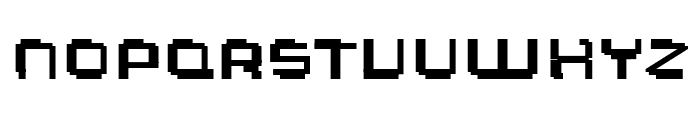 AeogoPixellated Regular Font LOWERCASE