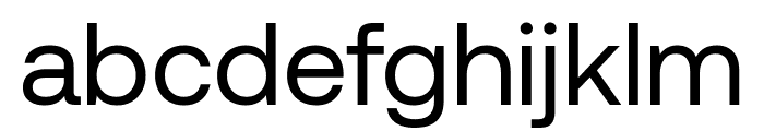 Aeonik Regular Font LOWERCASE