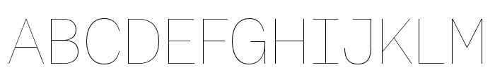 AeonikFono Air Font UPPERCASE