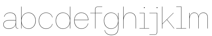 AeonikFono Air Font LOWERCASE