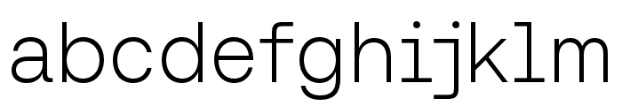 AeonikFono Light Font LOWERCASE