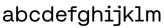 AeonikFono Regular Font LOWERCASE