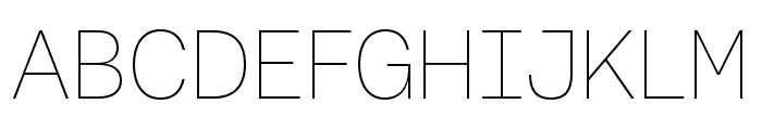 AeonikFono Thin Font UPPERCASE