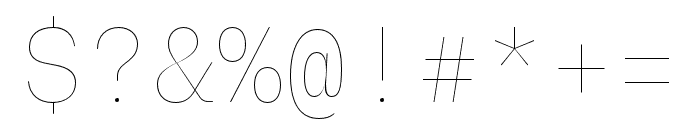 AeonikMono Air Font OTHER CHARS