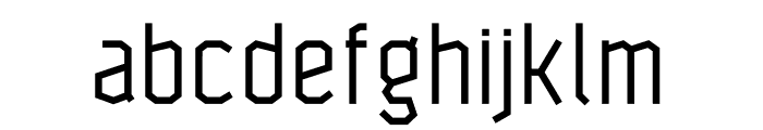 AgentCond300 Font LOWERCASE