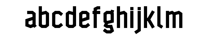 AgentCond500 Font LOWERCASE