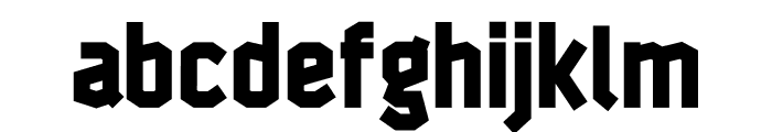 AgentCond700 Font LOWERCASE