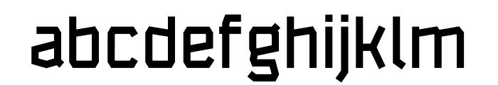 AgentRigid500 Font LOWERCASE