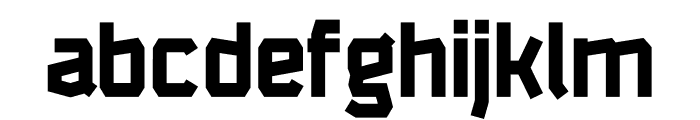 AgentRigid700 Font LOWERCASE