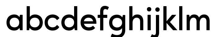 Ageo SemiBold Font LOWERCASE