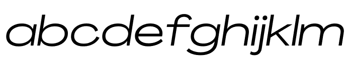 Agrandir Grand Italic Font LOWERCASE