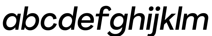 Agrandir Medium Italic Font LOWERCASE