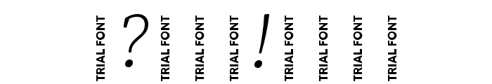 Alkes Trial ThinItalic Font OTHER CHARS