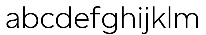 Altform Light Font LOWERCASE