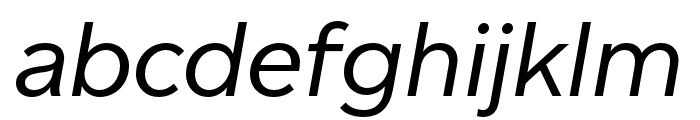 Altform RegularItalic Font LOWERCASE