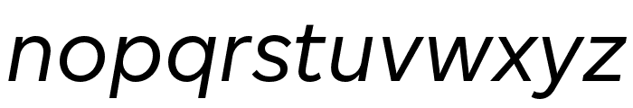 Altform RegularItalic Font LOWERCASE