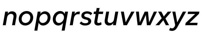 Altform SemiBoldItalic Font LOWERCASE