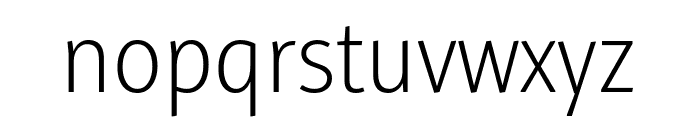 Alto Condensed ExtraLight Font LOWERCASE