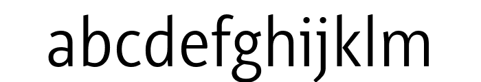 Alto Condensed Light Font LOWERCASE