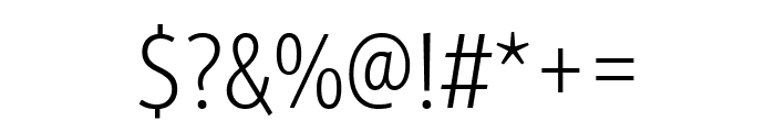 Alto ExtraCondensed ExtraLight Font OTHER CHARS