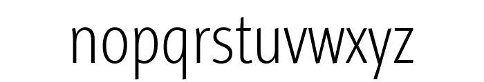 Alto ExtraCondensed ExtraLight Font LOWERCASE