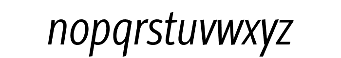 Alto ExtraCondensed Normal Italic Font LOWERCASE